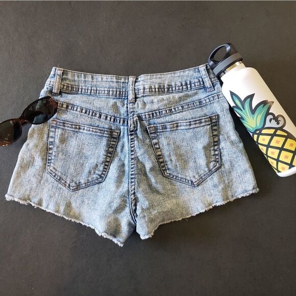 Celebrity Pink Denim & Lace Shorts - Picture 2 of 6